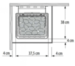 Piec elektryczny dla sauny EOS Thermotec S - obrazek 2