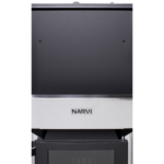 Piec opalany drewnem NARVI BLACK 20 TW Tunel - obrazek 5
