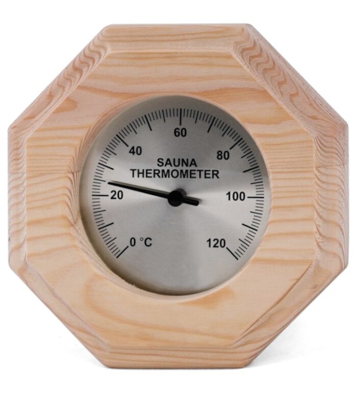 Termometr do sauny - ośmiokątny - obrazek 1