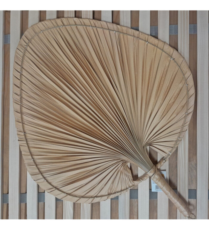 Wachlarz do sauny fińskiej duży 62 x 51cm naturalny aufguss - obrazek 1