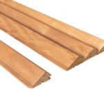 Boazeria lamelowa do sauny Thermo osika WAVE 28x65mm