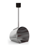 Chochla do sauny Sawo 449-BL metalowa - czarny uchwyt - Steamshot - obrazek 5