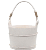 Wiaderko drewniane z chochlą do sauny SAUNIA - obrazek 3