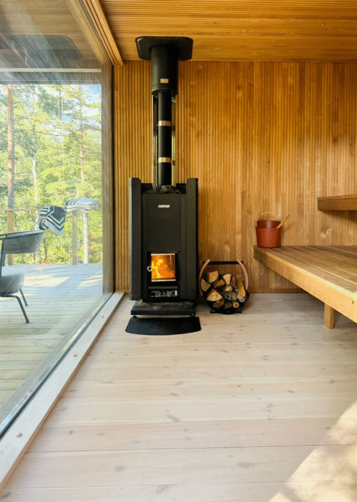 Piec opalany drewnem HARVIA LINEAR 28 - obrazek 2