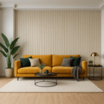 Lamele Ścienne Dekoracyjne Ecru Brokat – dł. 2,7 m - obrazek 3