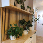 Lamele ścienne akustyczne na filcu Dąb Sonoma 2 x 32 cm – dł. 2,7 m - obrazek 7