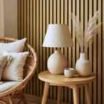 Lamele ścienne akustyczne na filcu Złoty Dąb 2,1 x 30,5 cm – dł. 2,7 m - obrazek 4