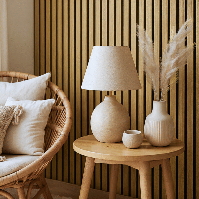 Lamele ścienne akustyczne na filcu Złoty Dąb 2,1 x 30,5 cm – dł. 2,7 m - obrazek 4