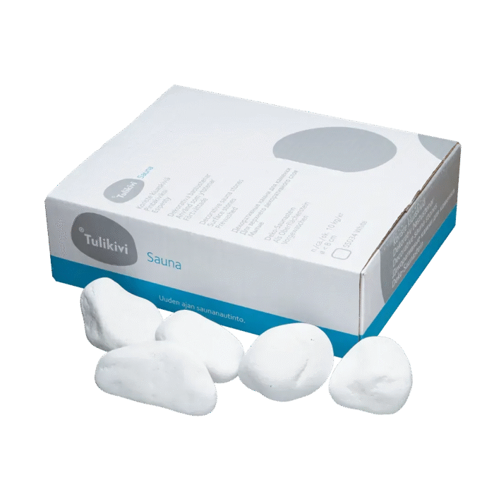 Kamienie do sauny TULIKIVI DECO WHITE 5-10 cm, 10 kg - obrazek 1