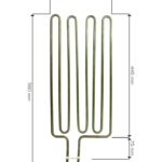 Grzałka NARVI NHR 30 L/R (3000 W)