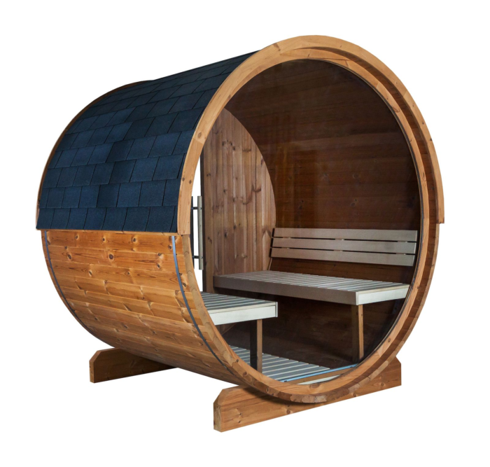 Sauna beczkowa zewnętrzna HARVIA Kaski 180 View - obrazek 1