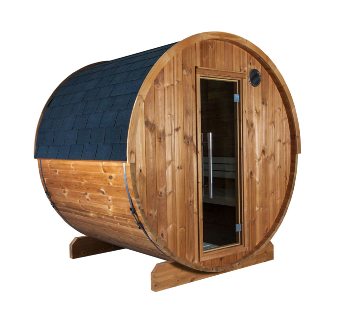 Sauna beczkowa zewnętrzna HARVIA Kaski 180 View - obrazek 2