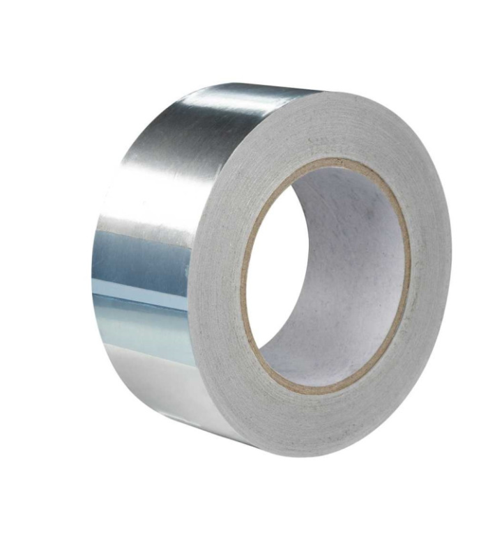 Taśma klejąca aluminiowa 48mm x 45m budowa sauny fińskiej - obrazek 1