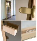 Drzwi do sauny fińskiej ISAUNA Basic Sosna - obrazek 2