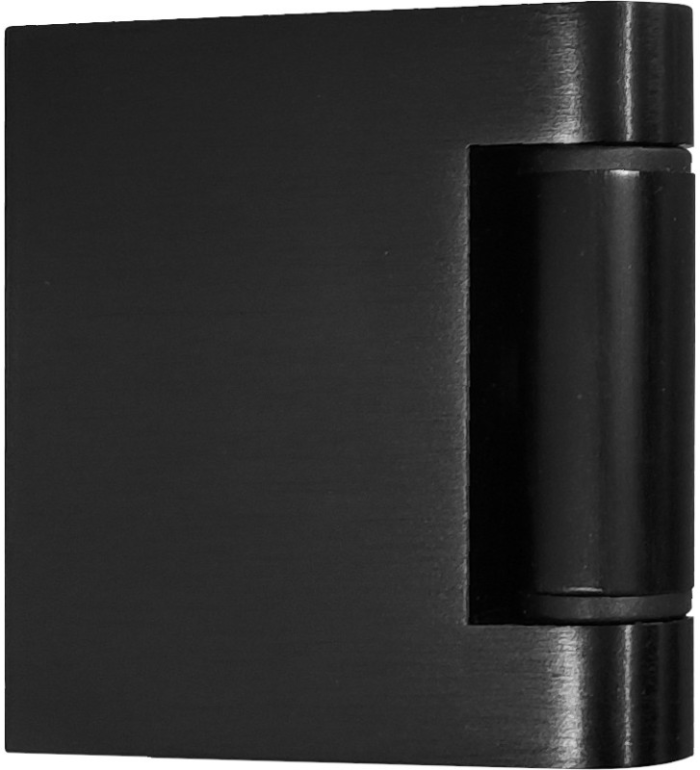 Drzwi do sauny fińskiej i łaźni parowej ISAUNA Robin M (ościeżnica aluminiowa/czarne zawiasy) - obrazek 3