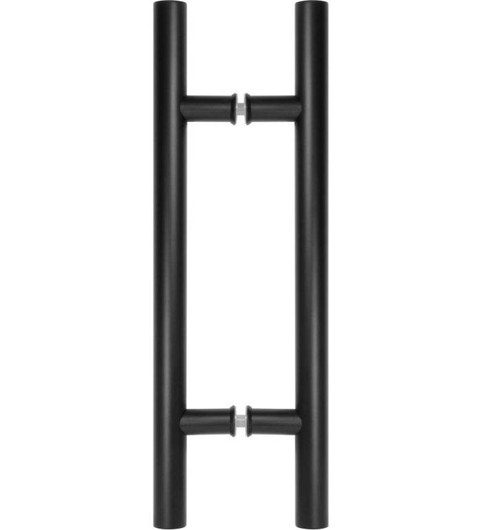 Drzwi do sauny fińskiej i łaźni parowej ISAUNA Robin M (ościeżnica aluminiowa/czarne zawiasy) - obrazek 4
