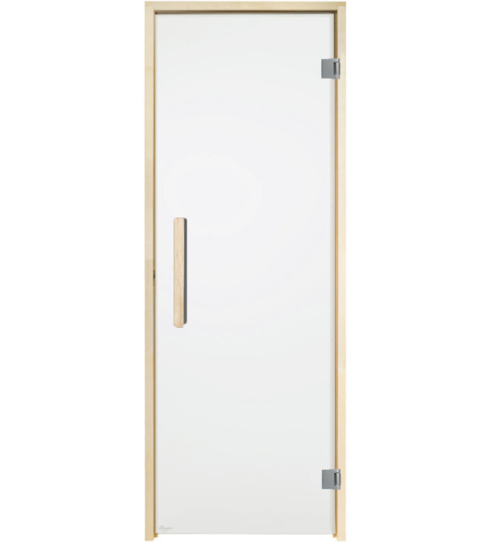 Drzwi do sauny fińskiej ISAUNA Robin RST (ościeżnica osikowa/srebrne zawiasy) - obrazek 1