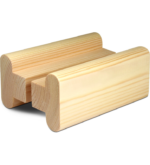 Uchwyt sosnowy do drzwi do sauny ISAUNA