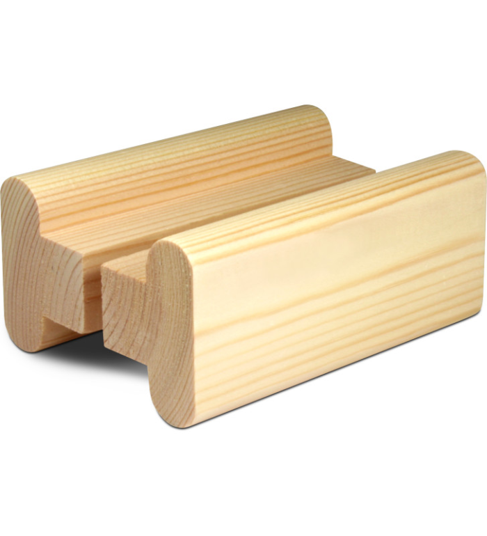 Uchwyt sosnowy do drzwi do sauny ISAUNA - obrazek 1