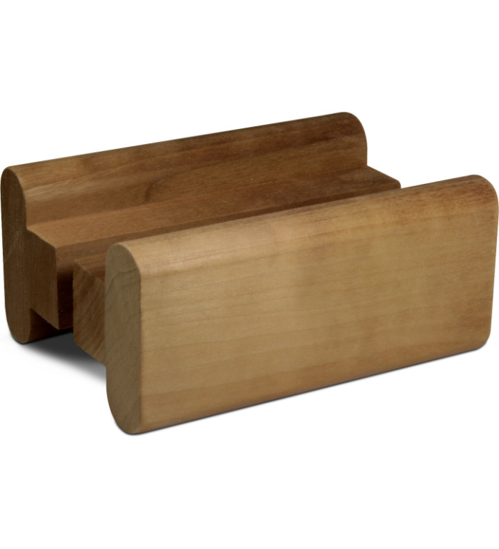 Uchwyt z termowanego drewna do drzwi do sauny ISAUNA - obrazek 1