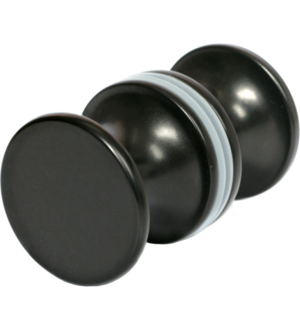 Gałka metalowa czarna - uchwyt do drzwi do łaźni parowej ISAUNA