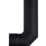 Rura kolankowa Harvia 90° Ø 115 mm WZ90M czarna