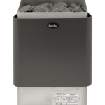 Elektryczny piec do sauny fińskiej HELO CUP 45/60/80 D Graphite