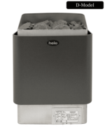 Elektryczny piec do sauny fińskiej HELO CUP 45/60/80 D Graphite