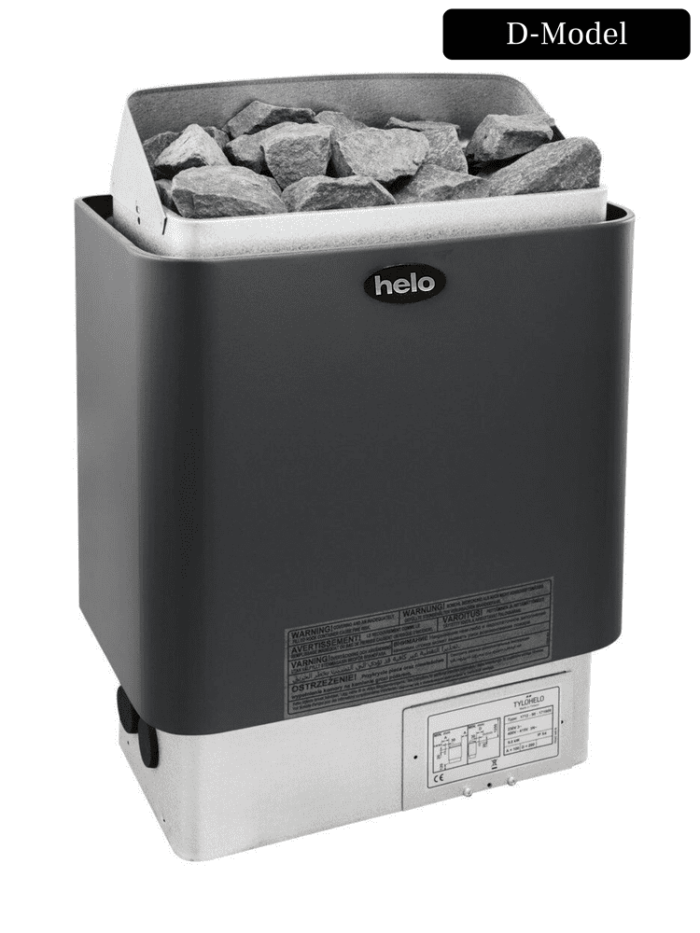 Elektryczny piec do sauny fińskiej HELO CUP 45/60/80 D Graphite - obrazek 2