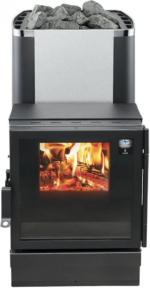 Piec opalany drewnem HELO KARHU 22 T - obrazek 3