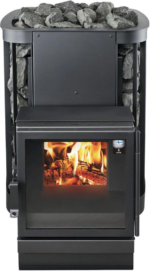 Piec opalany drewnem HELO Saga 30 T - obrazek 3
