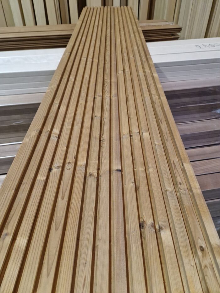 Boazeria lamelowa świerk thermo QUAD ostry 21x96 - obrazek 2