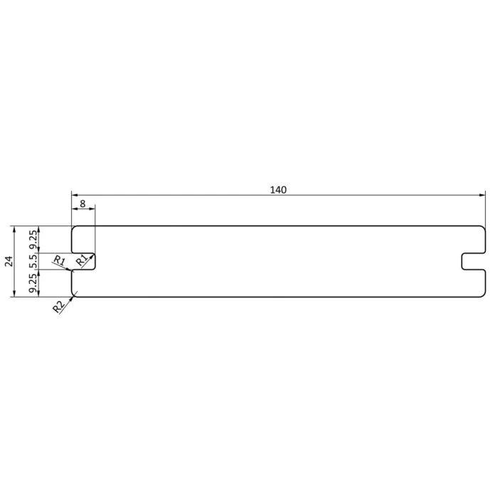 Deska Tarasowa Solid ASA Teak – dł. 4 m - obrazek 6